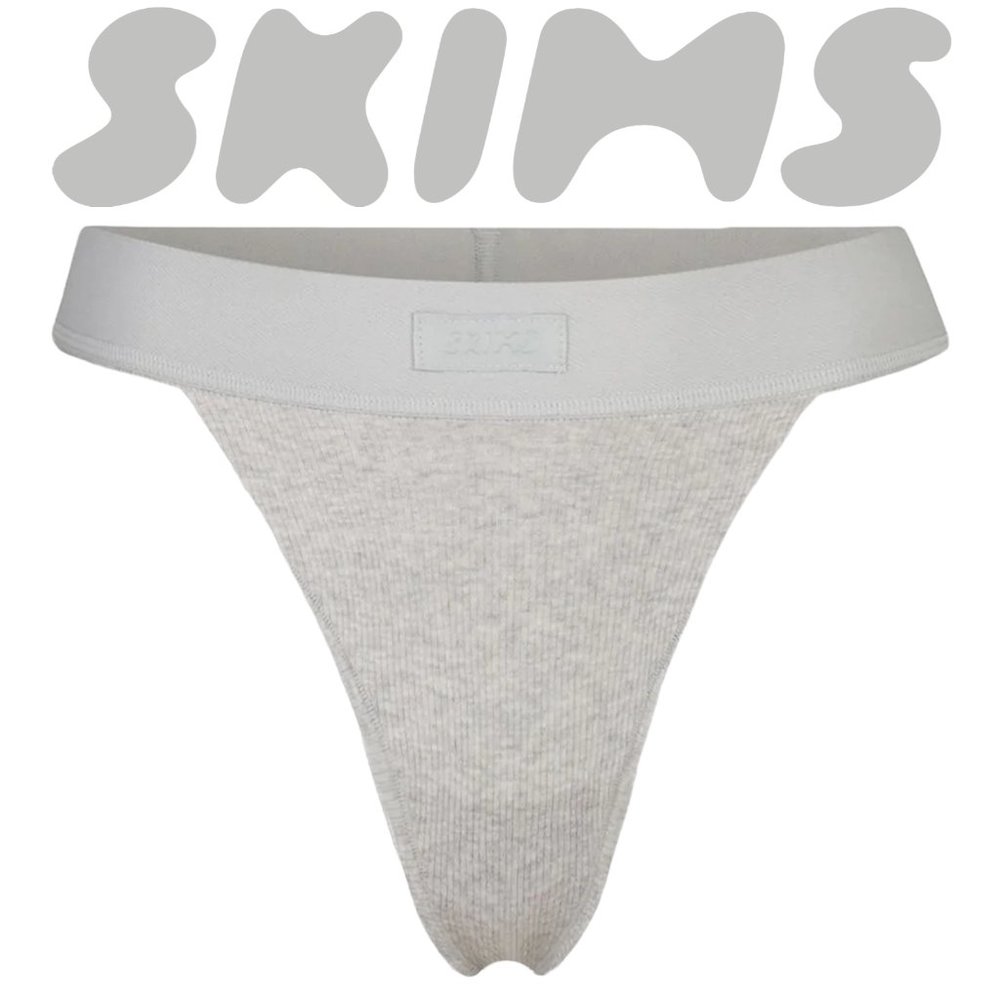 NEW Cotton Rib Thong